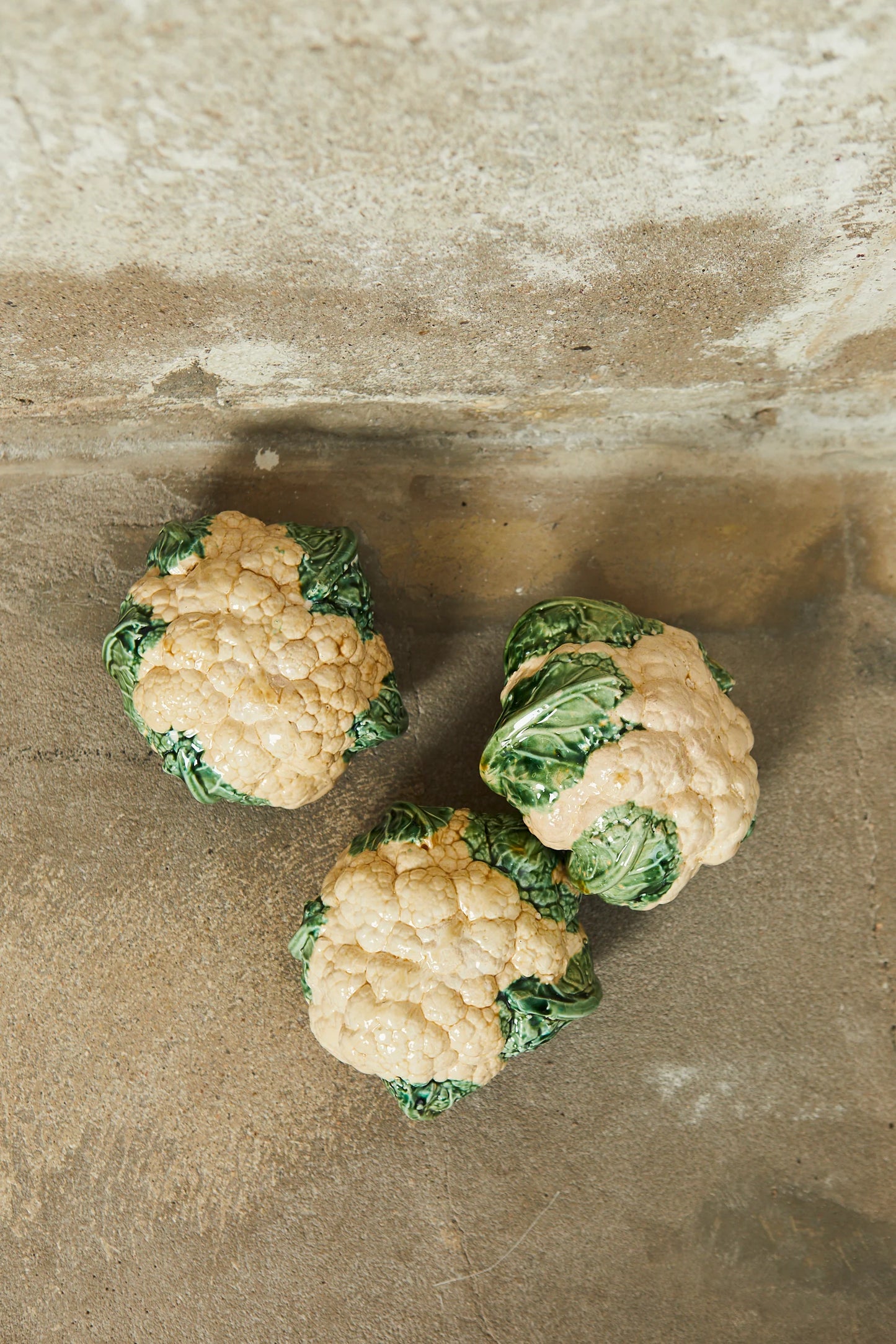 Glazed Ceramic Cauliflower