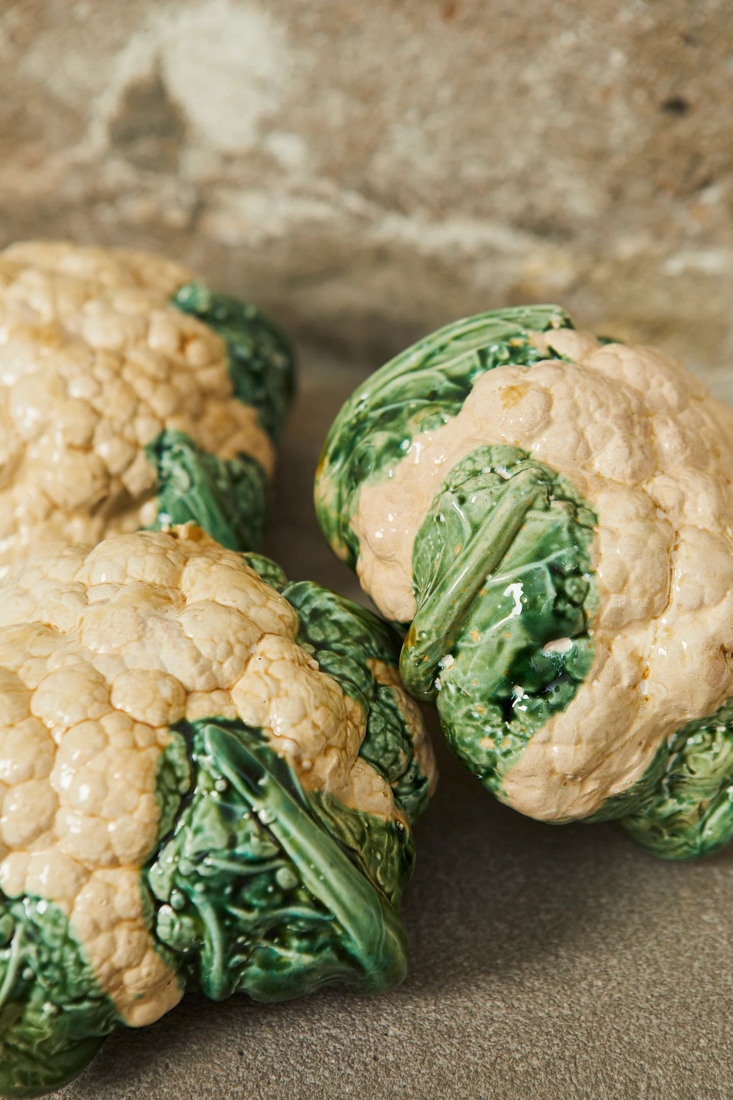 Glazed Ceramic Cauliflower