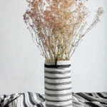 Black and White Vase Cover