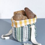 Green & Yellow Small Bread Basket