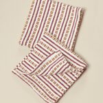 Burgundy Chain Stitch Napkin (Set of 2)